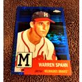 2022 Topps Chrome # 254 Warren Spahn Pitcher Mi...