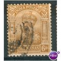 India 1911 - SG 177 - KGV 6a bistre - used 1