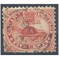 Canada (Colony Of) 1859 SG32 5c Deep Red Fine U...