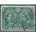 Canada 1897 SG125 2c Deep Green Fine Used....
