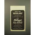1940 Kellogg's All-Bran Cereal Ad - Join the Re...