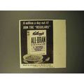 1940 Kellogg's All-Bran Cereal Ad, Million A Da...