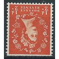1955 SG540i 1/2d Orange-Red Wmk INVERTED Unmoun...