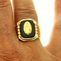 Virgin Mary Guadalupe Religion Natural Onyx Men...