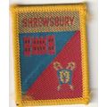 Scout Badge UK- Shrewsbury - Black Back (BY96)