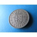 1956 QUEEN ELIZABETH II ENGLISH SHIELD ONE SHIL...