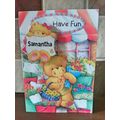 Name Birthday Card + Badge - Samantha