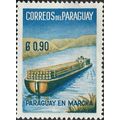 PARAGUAY, SHIP, River barge, reconstruction, bl...