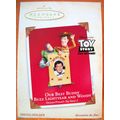 Hallmark Ornament Disney Toy Story Woody Buzz P...