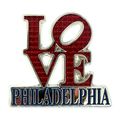 Philadelphia Love Jeweled Fridge Magnet