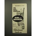 1952 Canada Dry Quinac Quinine Water Ad - The new Drink Sensation Gin and Quinac