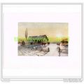 BACK COUNTRY FARMYARD, WINTER, Book Illustratio...