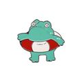 Frog Pin Enamel Badge 2.9 cm X 2.6 cm Life Pres...