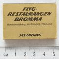 Matchbox - Flyg Restaurangen Bromma