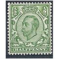 1912 - SG340 1/2d Yellow-Green Mounted Mint. Wa...