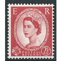 1958 SG591 2 1/2d Carmine-Red GRAPHITE Wilding ...