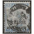 Gwalior (ICS) 1889 SG22 2a Deep Blue Good/Fine ...