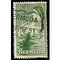 Bermuda 1953 Queen Elizabeth II 1 1/2d Used Sta...