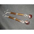 Beautiful long drop dark coffee column & amber ...