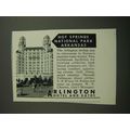 1950 Arlington Hotel and Baths Ad - Hot Springs...