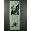 1960 Olympia Portable Typewriter Ad - African S...