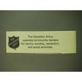 1980 The Salvation Army Ad - Operates Community Centers