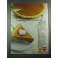 1987 Libby's Pumpkin and Carnation Evaporated Milk Ad - Pumpkin Pie Recipe