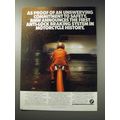 1988 BMW K100RS Motorcycle Ad - Commitment to S...