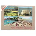 SWANAGE, DORSET multiview used postcard 1980s =