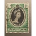 Cayman Islands QEII 1953 1d Coronation Used SG ...