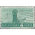 USA, Oregon Statehood, green 1959, 4c, #2