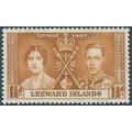 Leeward Islands 1937 1½d yellow-brown Coronatio...