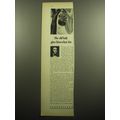 1957 U.S. Savings Bonds Ad - The Old Lady gave him what for