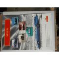 ROYAL MAIL A4 POST OFFICE POSTER 1998 SPEED BLU...