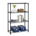 Heavy Duty 4-Shelf Metal Shelving Unit in Black...