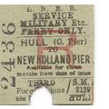 L.N.E.R. Edmondson Ticket - Hull Corporation Pi...