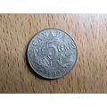1928 King George v 5 Cents Canada Coin