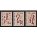 Vatican Michelangelo 3v 1976 MNH SG#651-653 Sc#...