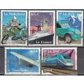 France 2002 Michel 3608 - 3612 O Cote (2008) 6....
