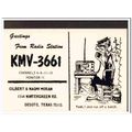 kmv-3661 gilbert moran desoto texas 1960s cb qs...