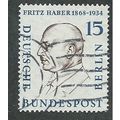 BERLIN -1957 15pf 'PORTRAITS -F. HABER' FINE US...