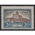 Mi 66: 20 Mk. + 20 Mk. blue/lilac-brown Welfare...