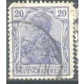 Germany 1905 - 20pf ultramarine - "Germania" - ...