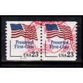 Used 2605 23c U.S. Flag Very Fine CNP Left A111...