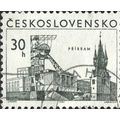 CZECHOSLOVAKIA, Pribram, Coal mining, grey 1967...