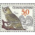 CZECHOSLOVAKIA, BIRD, Eurasian eagle owl, Bubo ...