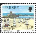 JERSEY, Sand Yacht Racing, St. Ouens Bay, blue ...