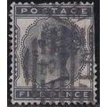 GB, 1880-81 5d indigo, SG 169 (Scott #85), used...