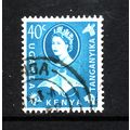KENYA UGANDA AND TANGANYIKA 1960 40c GREEN BLUE...