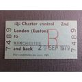 British Railways BR Charter Control London Eust...